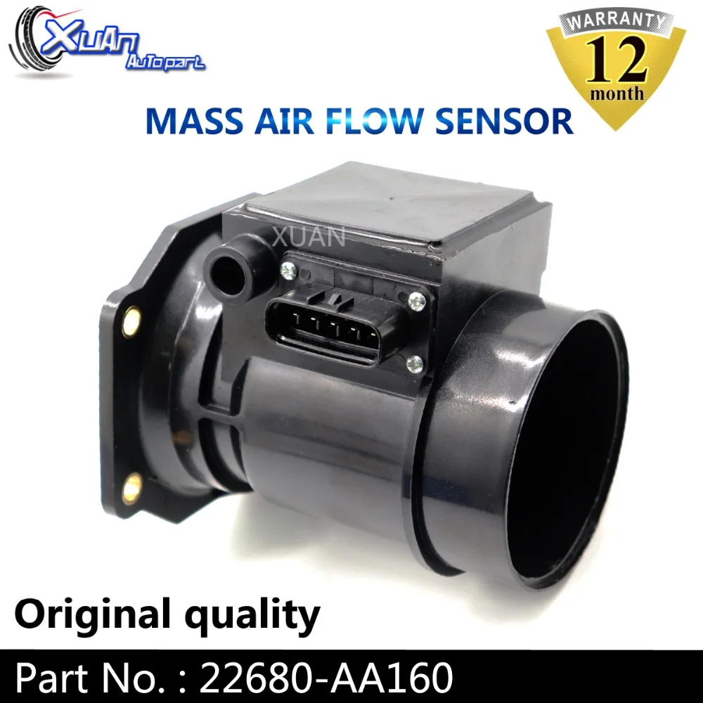 XUAN MAF MASS AIR FLOW METER SENSOR 22680-AA160 For Subaru Legacy Forester Impreza WRX 1.8L 2.2L 2.5L 22680AA160