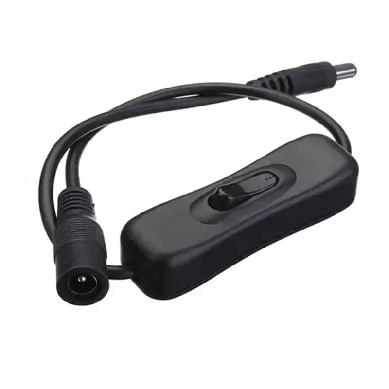 Встроенный выключатель питания постоянного тока с 5 мм x 2 1 коннекторы для бочки