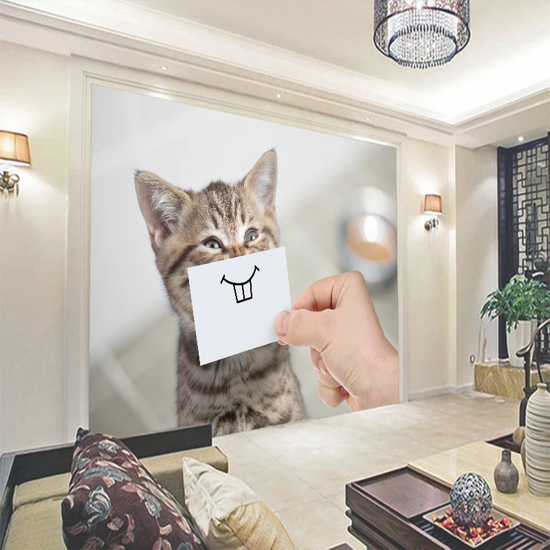 Пользовательские фото обои стены рулон кошачий глаз большие фрески современная