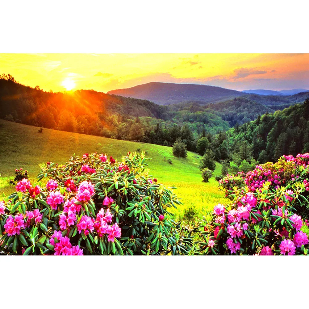 5D картина полная квадратная Алмазная вышивка Настенная подвесная ремесла пейзаж