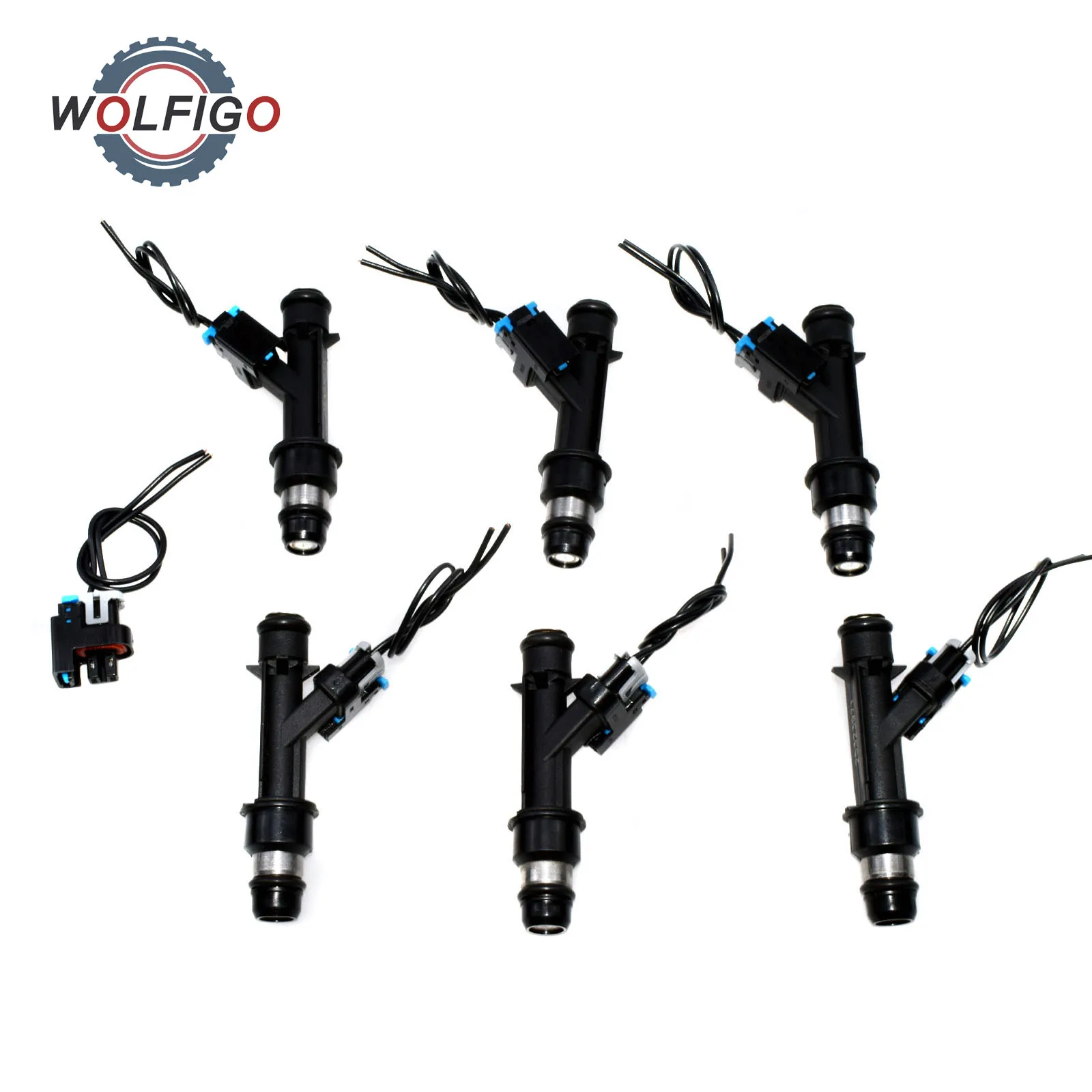 Топливный инжектор WOLFIGO с соединительным проводом для Buick Chevrolet Oldsmobile Pontiac Chevy 3.1L