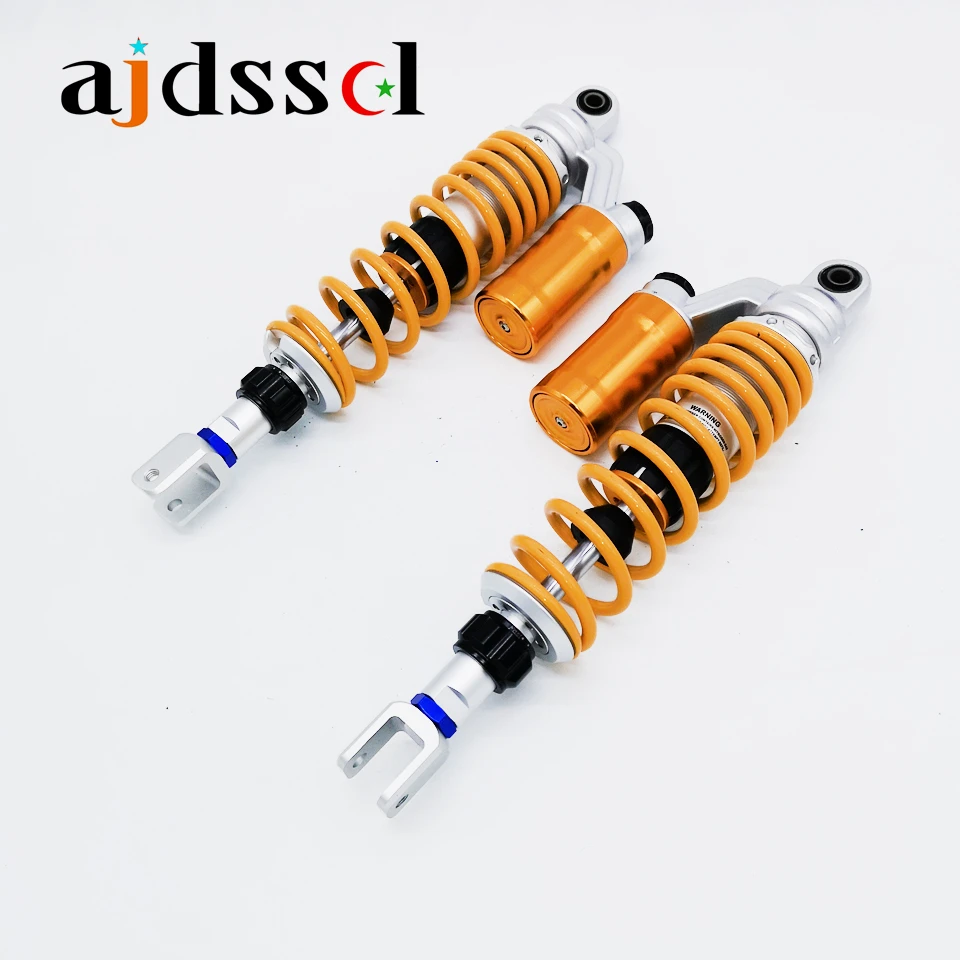 2 Pieces Universal 320mm 340mm 360mm Motorcycle Rear Fork Shock Absorbers Modified Damping Adjustable Fork Rebound Damping shock