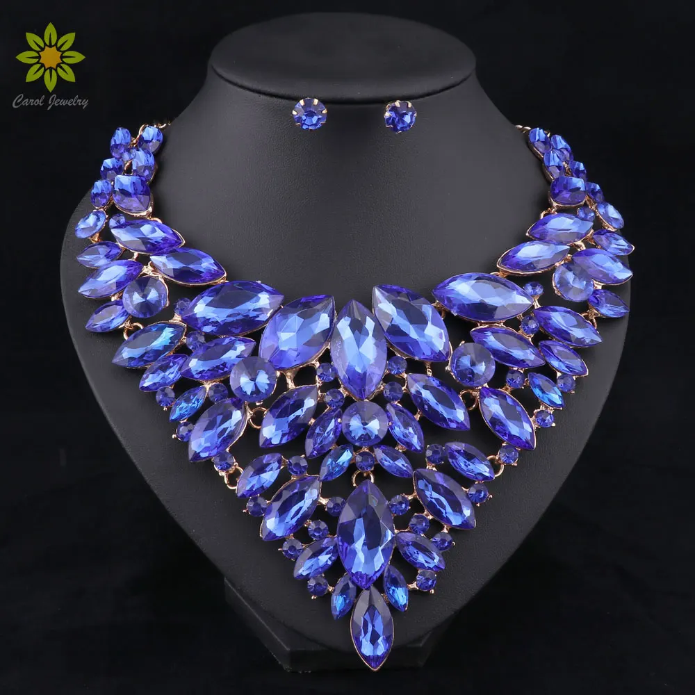 7 цветов модные нигерийские Свадебные африканские бусины ювелирные наборы