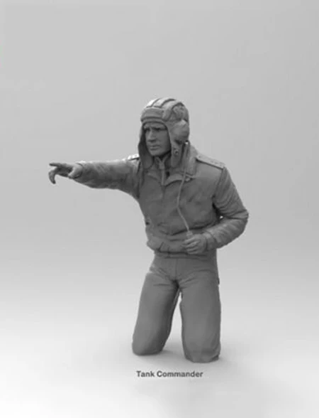Масштаб 1/16 неокрашенная полимерная фигурка советского германии коллекционная