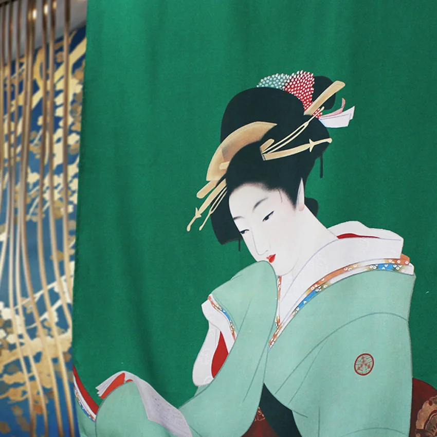 Японский стиль креативная перегородка занавеска ткань дверная висячая японская