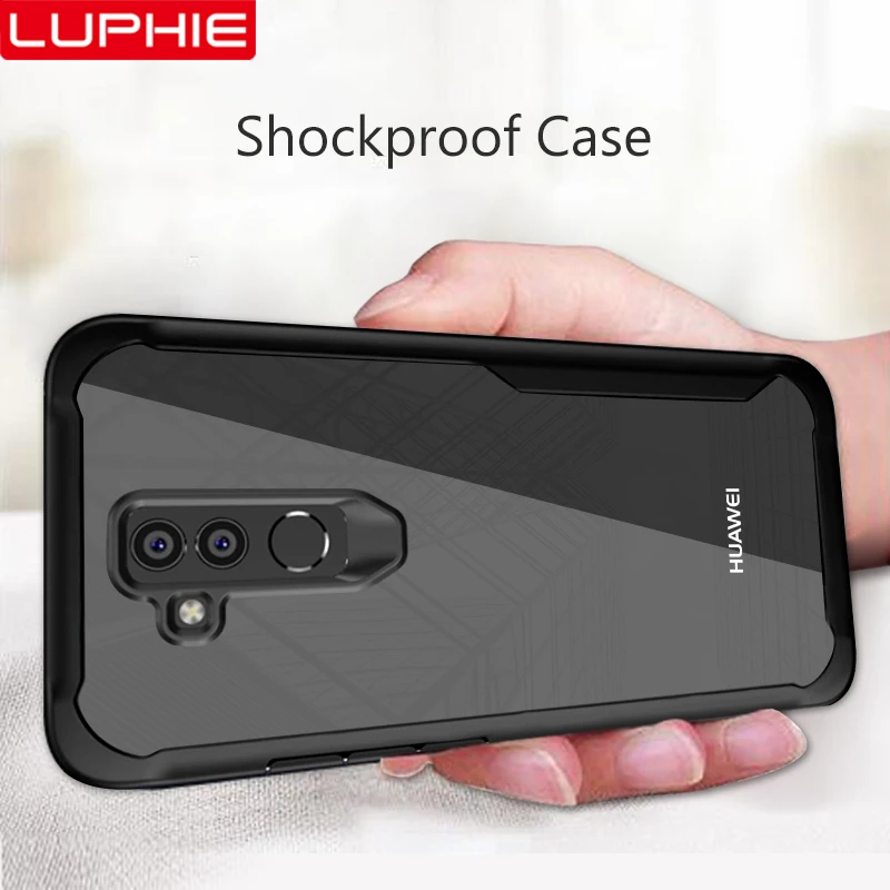 LUPHIE противоударный защитный чехол для Huawei Mate 20 Pro Lite Прозрачный Nova 3 3i Силиконовые