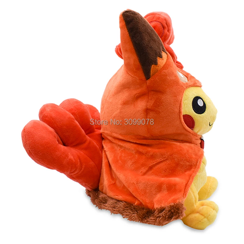12 дюймов 30 см Высокое качество; Пикачу Косплей Vulpix Peluche мягкие куклы милые Vulpix плюшевый Пикачу игрушки для детей