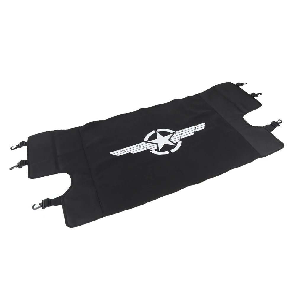 Для Jeep Wrangler JL+ аксессуары для автомобиля, покрытие, занавес, перегородка, перегородка, занавес, задние стойки - Название цвета: five star