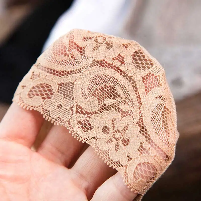 SP & CITY однотонные женские кружевные тапочки на высоком каблуке с вырезами дышащие