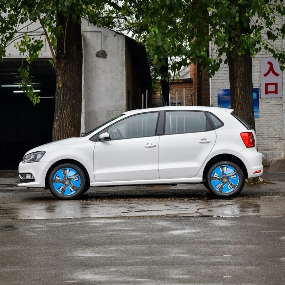 4 шт. автомобильный обод колеса автомобиля, кожный чехол Hubcap, крышка колеса для 15 дюймов, автомобильные аксессуары