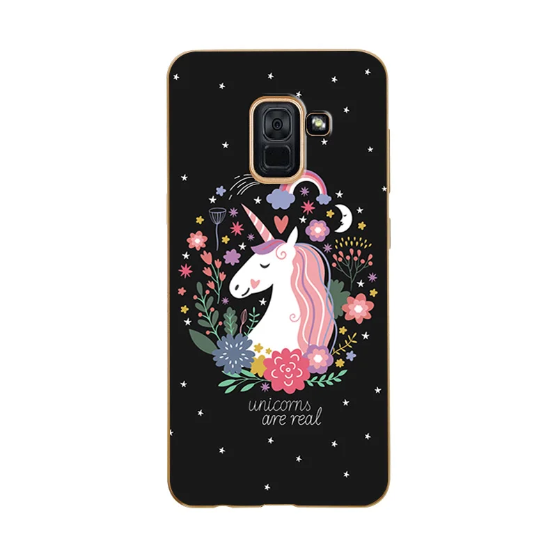 Мягкий чехол для телефона из ТПУ Samsung A5 2018 SM-A530F разноцветный новинка Galaxy A8 |