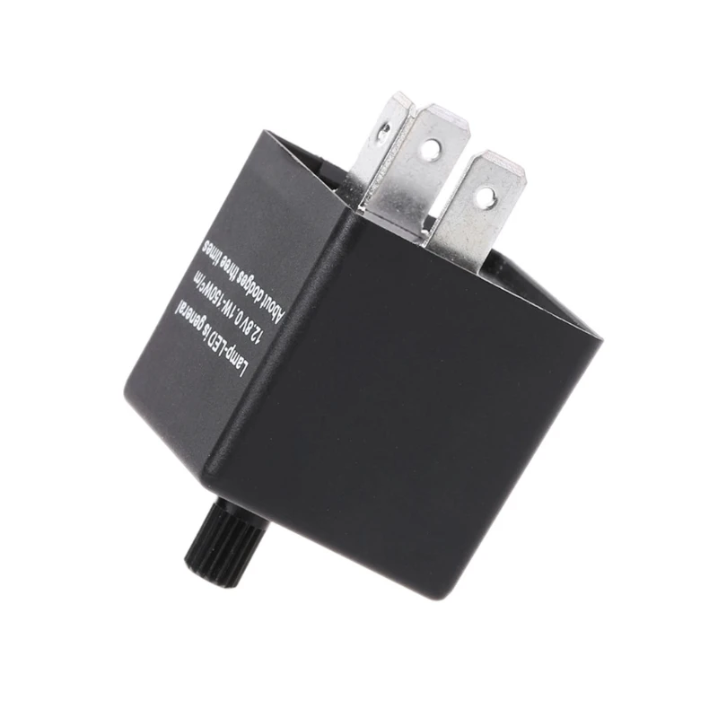 Фото 12V 3-Pin Adjustable Frequency LED Flasher Relay Motorbike Fix Blinker Indicator Обустройство дома 12V 3-Pin Adjustable Frequency LED Flasher Relay Motorbike Fix Blinker Indicator Обустройство дома
