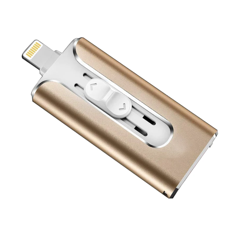 USB флеш-накопитель OTG 64 Гб 128 г, флеш-накопитель 3 в 1, u-диск для apple iphone, карта памяти 16 Гб, роскошная android USB флешка i DRIVE 3,0