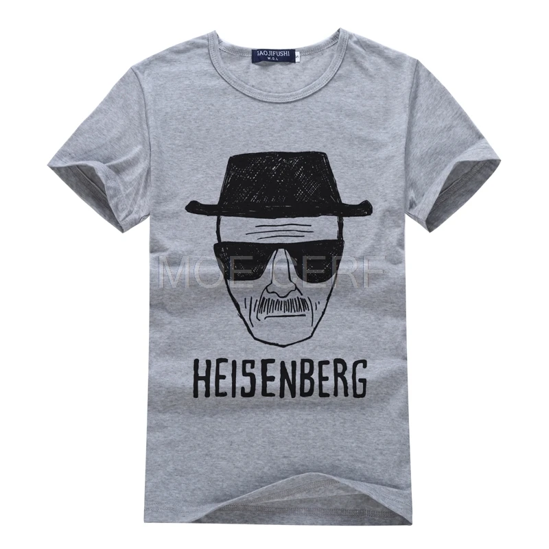 Модный чехол с принтом во все тяжкие футболки для мужчин Гейзенберг Camisetas Hombre