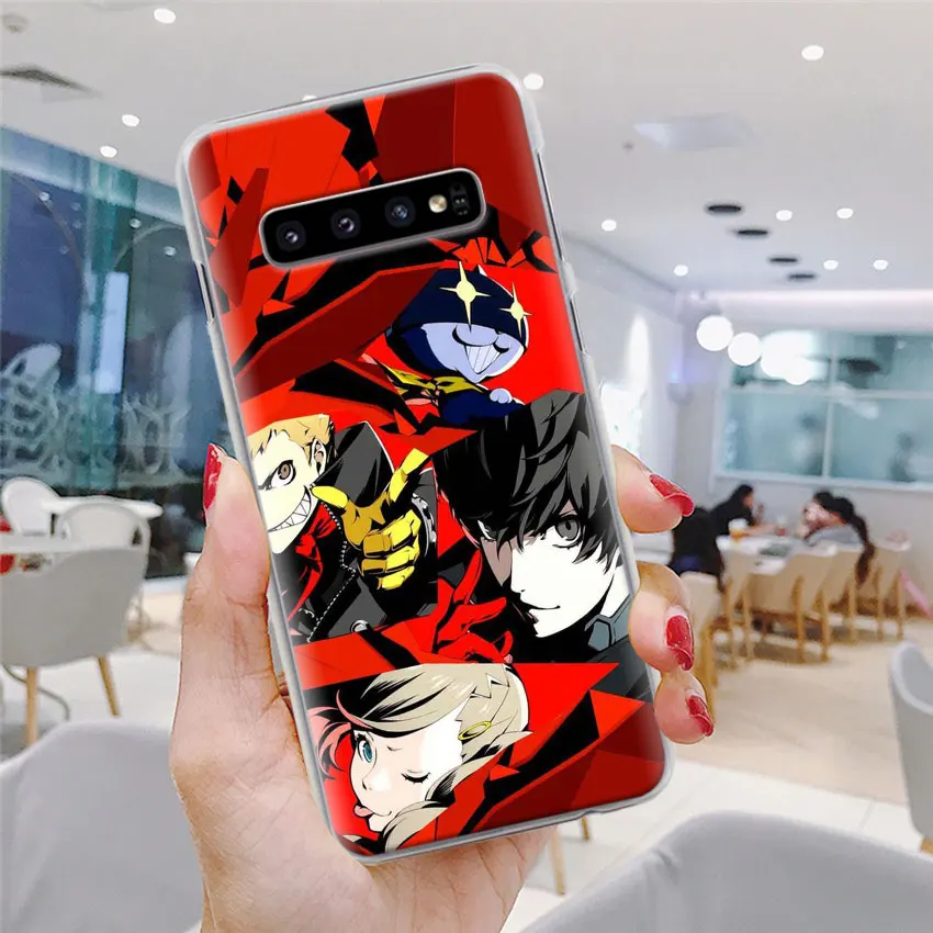 P5 P Persona 5 чехол для телефона для samsung Galaxy S10e S10 плюс S7 S8 S9 Plus, Note 8, 9, 10, плюс S10 5G M20 M30 жесткий чехол Coque