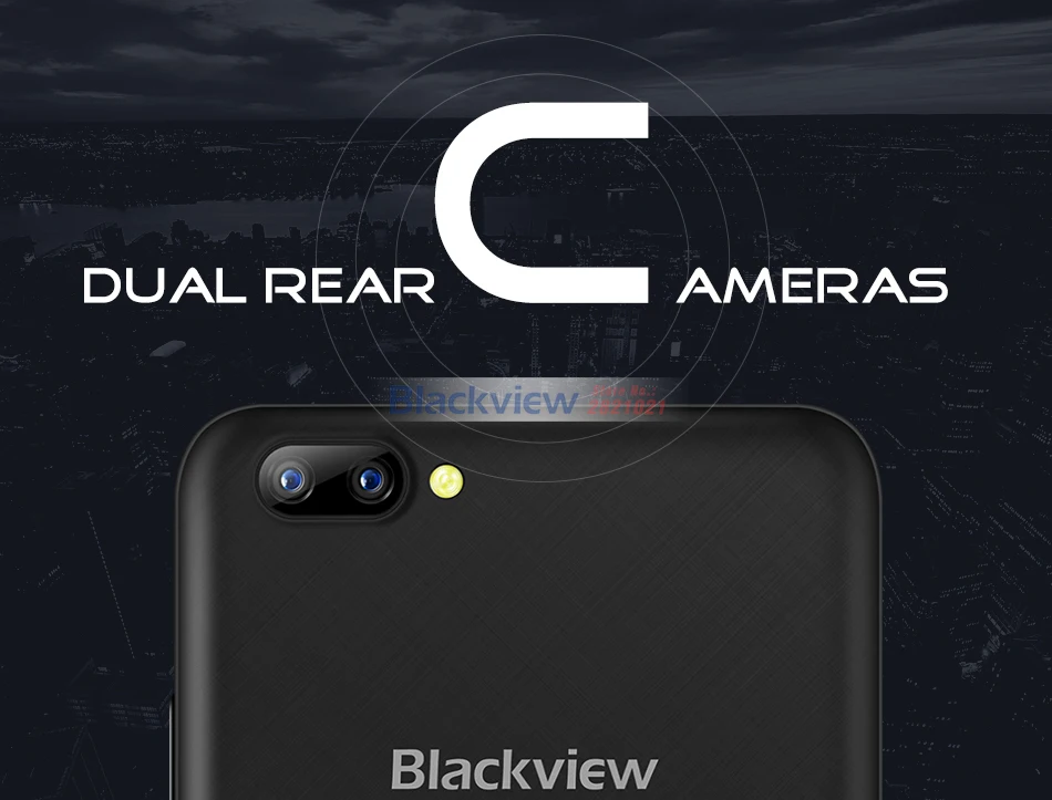 Blackview A7 мобильный телефон Android 7,0 MTK6580A четырехъядерный 5," 1 ГБ 8 ГБ 3 камеры 3g WCDMA 2800 мАч Dual SIM смартфон