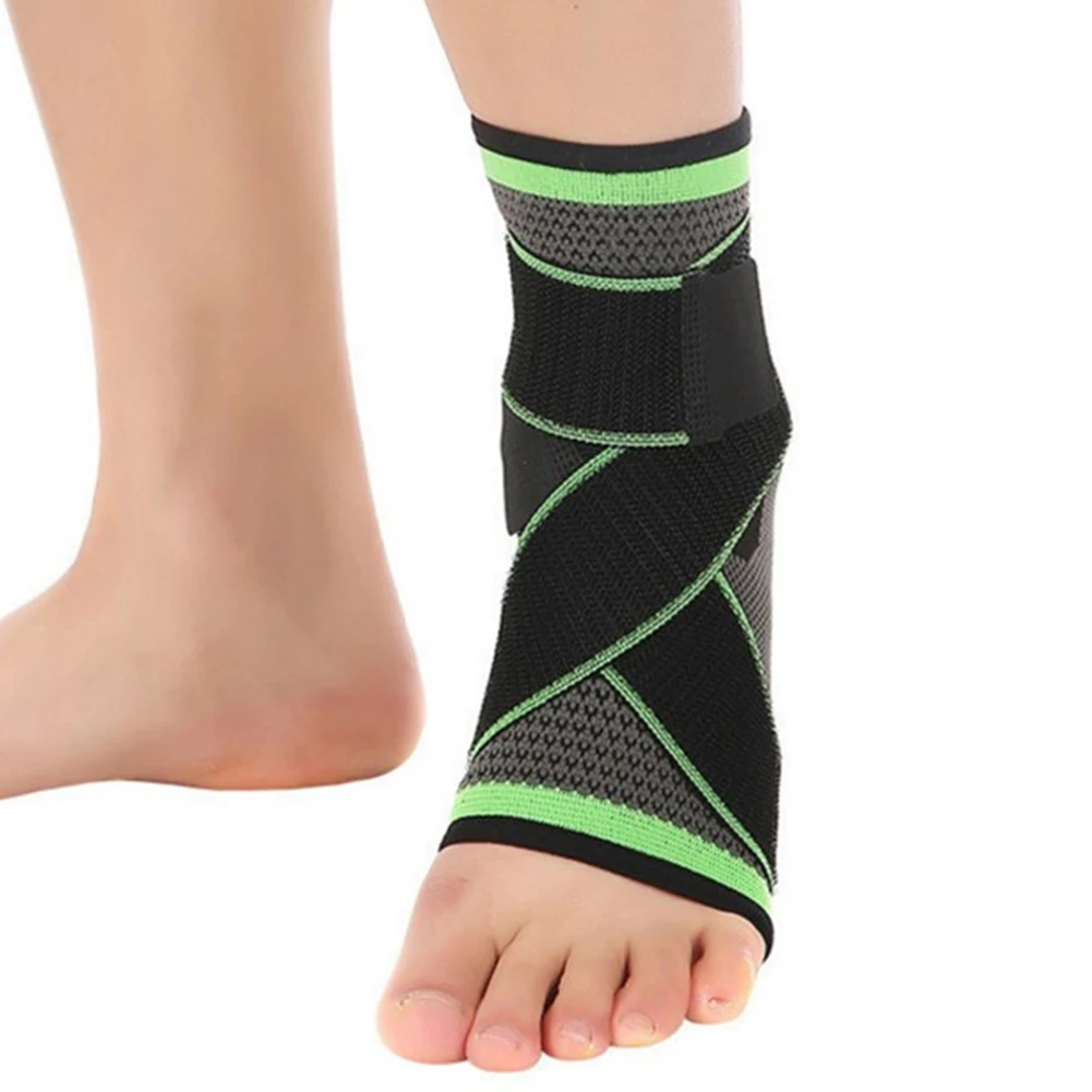 1PC Unisex Ankle Support Brace Elasticity Free Adjustment Protection Foot Bandage Sprain Prevention Sport Fitness Guard Band | Спорт и