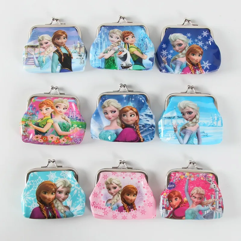 1pcs purse random Вечерние украшения в стиле принцессы Эльзы из мультфильма «Холодное сердце», вечерние украшения, соломинки, подарок на день рождения, украшения для детей - Цвет: 1pcs purse random