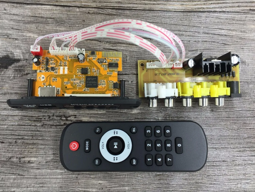 Стерео видео декодер доска DIY ТВ коробка RM/RMVB FLAC APE BT электронная книга аудио декодирования модуль MP3 AUX CVBS DDR2 U диск и TF USB FM