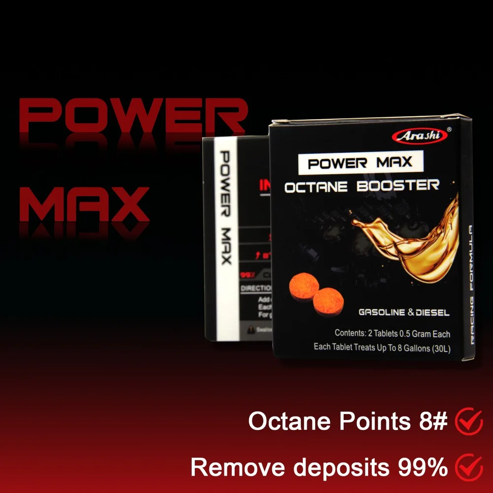 Бустер Arashi Octane для мотоцикла стабилизатор топлива инжектор очистки снижение