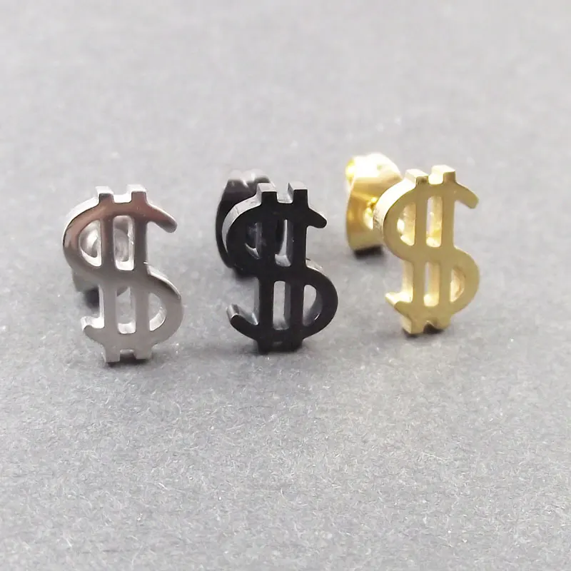 Серьги-гвоздики мужские и женские из нержавеющей стали 0 8 мм 2 шт. | Украшения