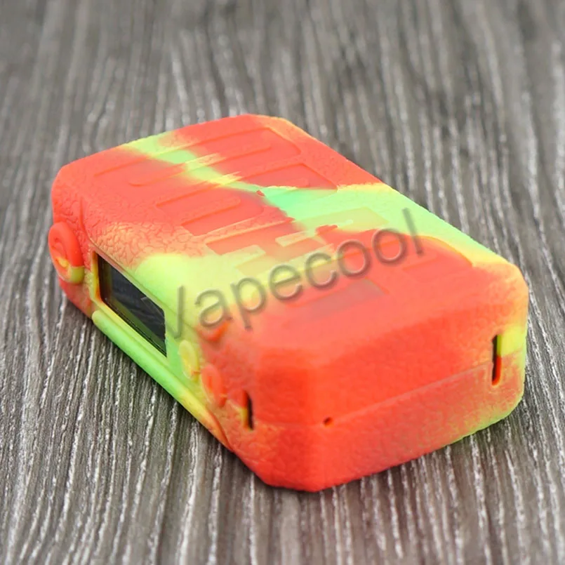 rasta 2 шт VOOPOO DRAG MINI чехол для кожи и силиконовой крышки рукав клейкая пленка гель для VOOPOO DRAG MINI 117W MOD - Цвет: rasta