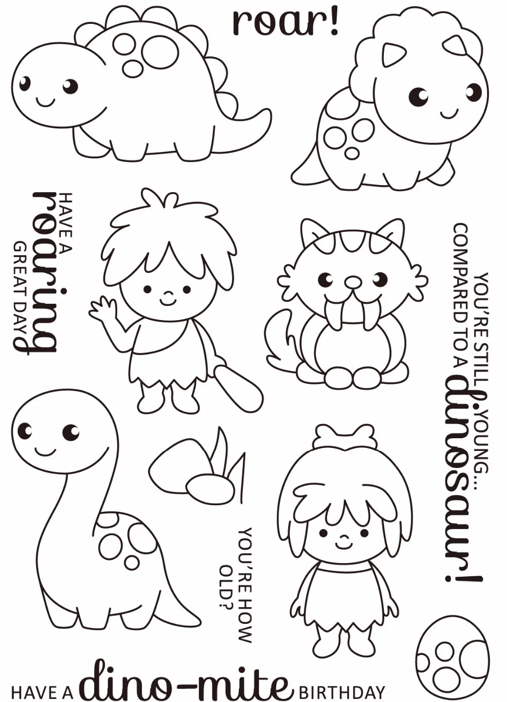 Прозрачный силиконовый штамп/Печать Дракона для скрапбукинга своими