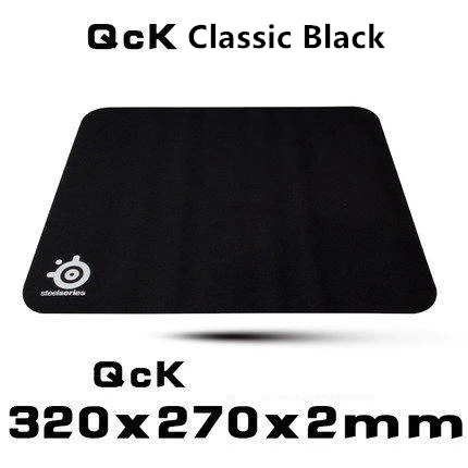 Черный Игровой коврик для мыши SteelSeries QcK Mass/Heavy/XXL/+ Limited коврик для мыши CF CSGO - Цвет: Черный