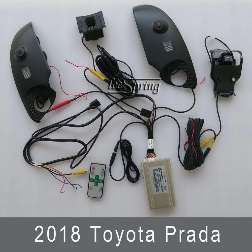 Панорамная система обзора птиц на 360 градусов для TOYOTA PRADO 2018|Камеры заднего вида