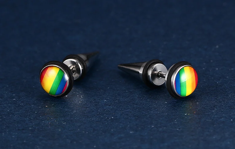 Женские круглые серьги-гвоздики из нержавеющей стали | Украшения и аксессуары