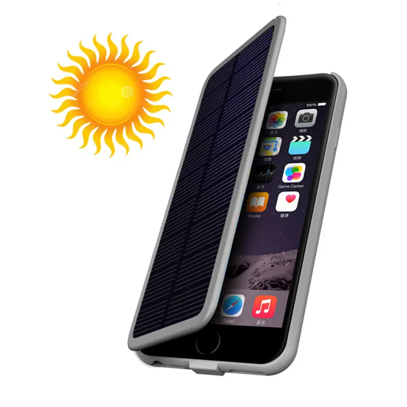 Аккумулятор внешний на солнечной батарее для iPhone 6s 7 3000 мАч|bank power|bank solarbank power solar |