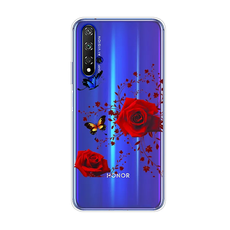 Мультяшный чехол для Huawei Honor 20, чехол для Honor 20, Мягкая силиконовая задняя крышка, чехол для телефона Huawei Honor 20 lite Honor20 Pro