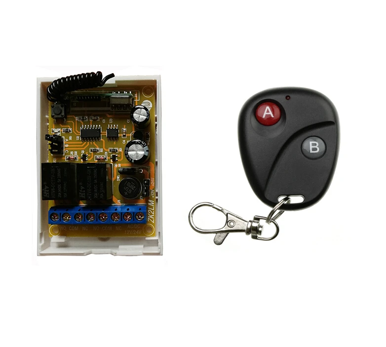 DC 24V 10A 2CH RF Wireless Remote Control 1*Receiver &amp 1*Transmitter light / lamp LED power | Электроника