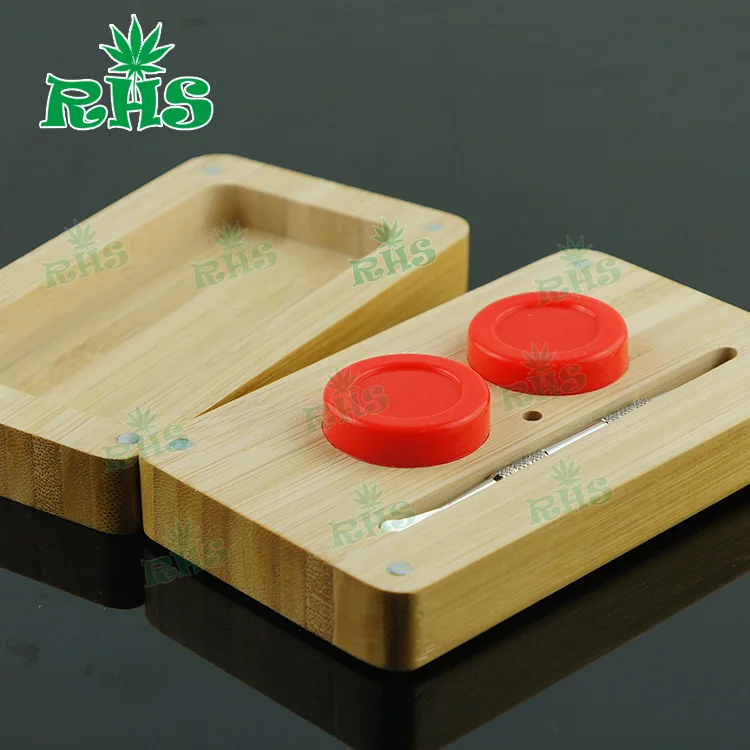 Набор бамбуковых контейнеров 14 мл с инструментом для дабинга средство продуктов
