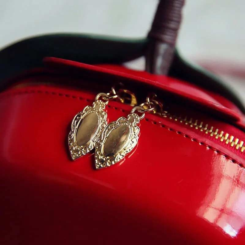 Модная женская сумка через плечо известный бренд красные круглые сумки Apple новые