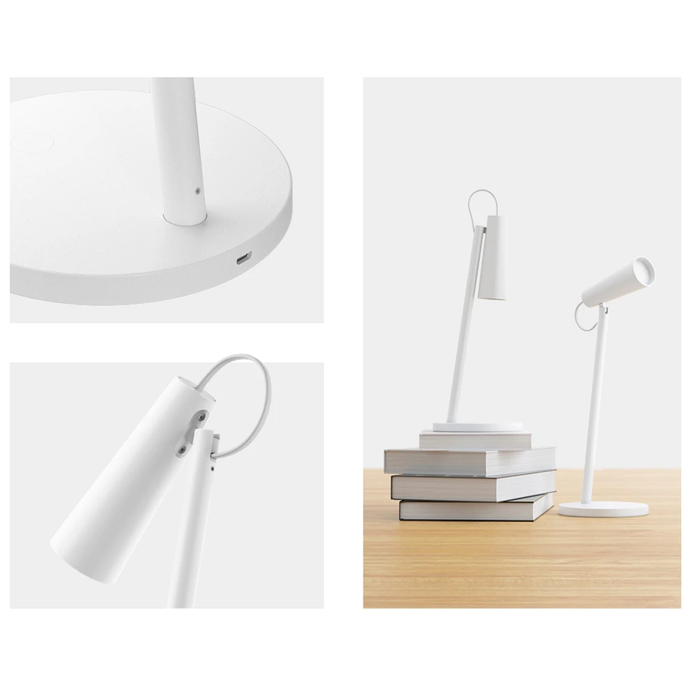 Оригинальная настольная лампа Xiaomi Mijia для зарядки 2000 мА · ч Usb перезаряжаемая