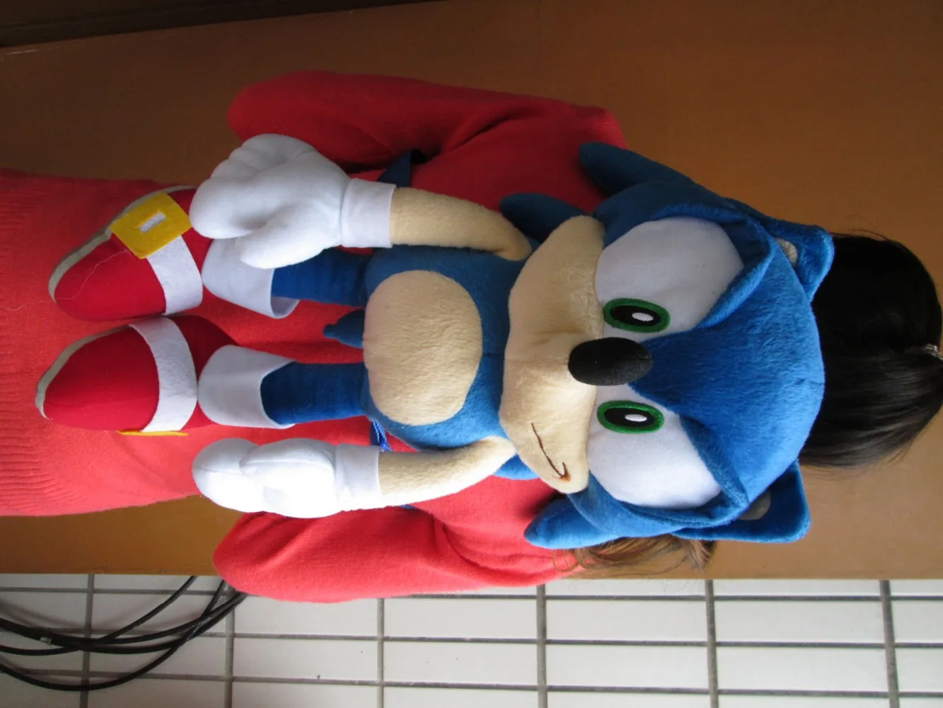 Плюшевый Рюкзак Ежика! Синяя Мягкая кукла Фигурка SEGA 18"