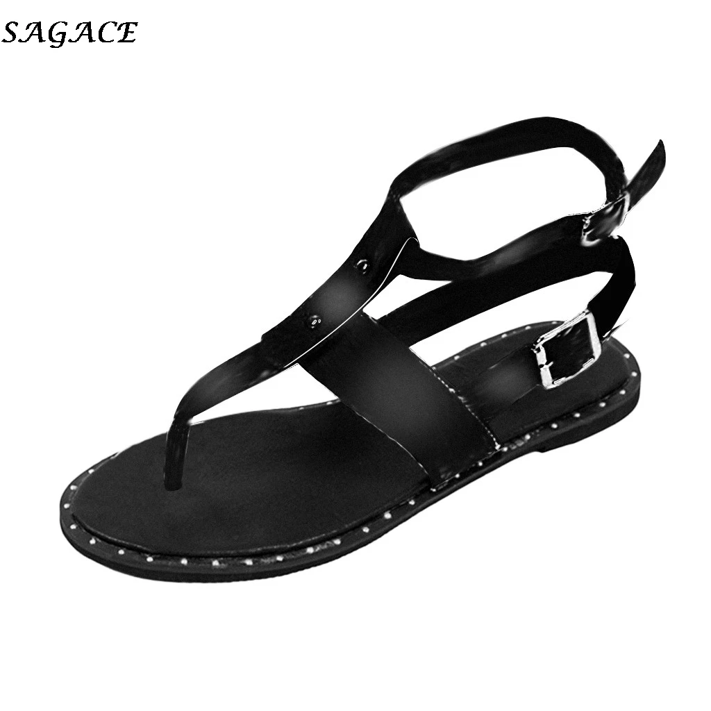 

SAGACE Summer Flat Sandals Women summer Light Shoes woman Sandalie Flip Flops Comfort Female Plus Size Footwear Sandalia Mujer #