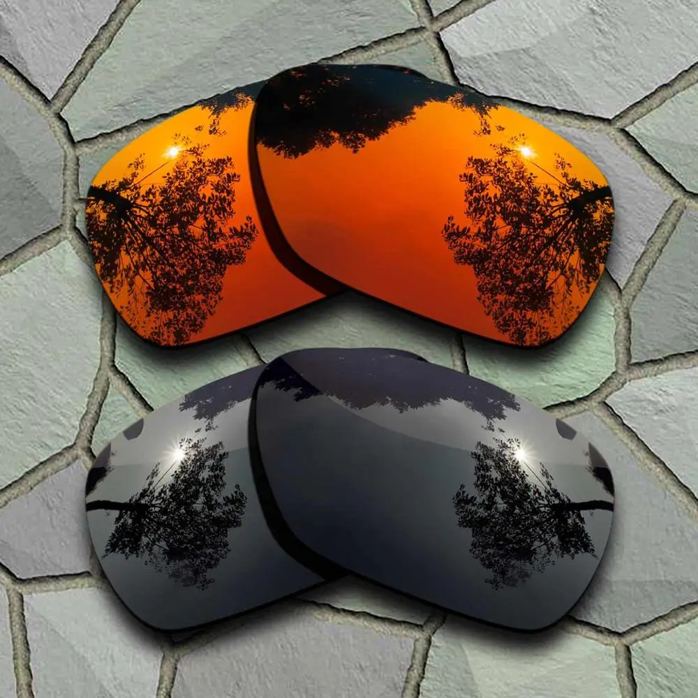 Black-Red Orange Солнцезащитные очки поляризованные Сменные линзы для солнцезащитных очков - Цвет линз: Black-Red Orange
