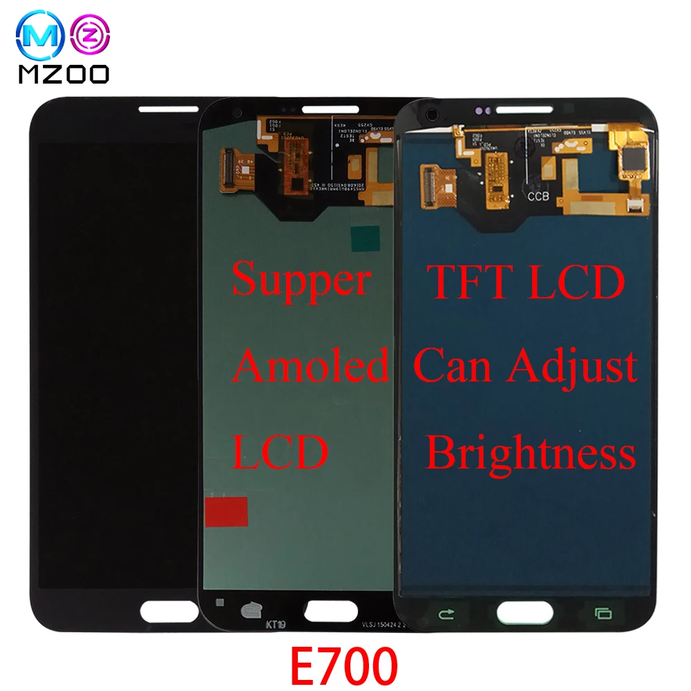 5 &quotсупер AMOLED LCD для Samsung Galaxy E7 E700 E7000 E7009 E700F E700H E700M ЖК-дисплей кодирующий