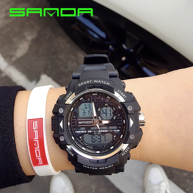 2018 новые продукты Рекомендуемые SANDA 740 мужские уличные спортивные Кварцевые