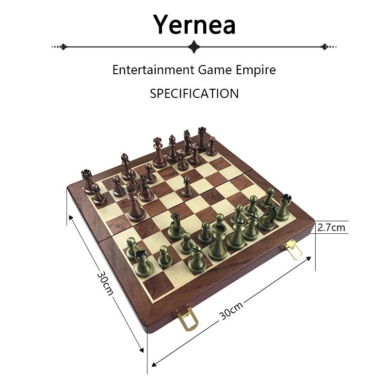 Интересная Шахматная настольная игра Yernea Классические шахматы искусственные