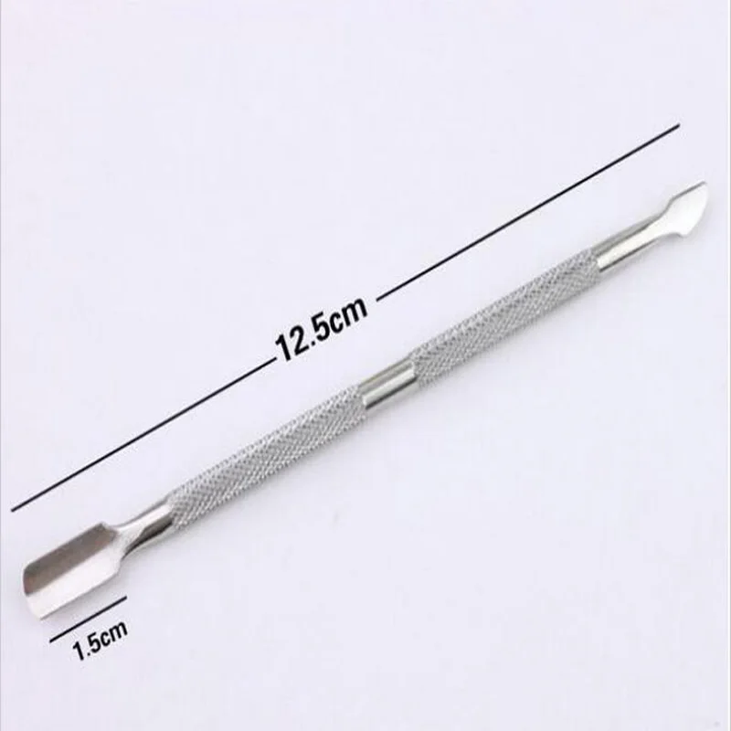 Ложка-толкатель для ногтей CLAVUZ нержавеющая сталь 2 способа удаления кутикулы