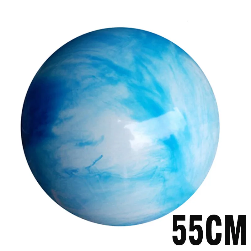 55CM C-Blue Мячи для йоги толще облака цвет Пилатес фитнес спортзал баланс фитбол упражнения тренировка мяч 55 см 65-75 см - Цвет: 55CM C-Blue