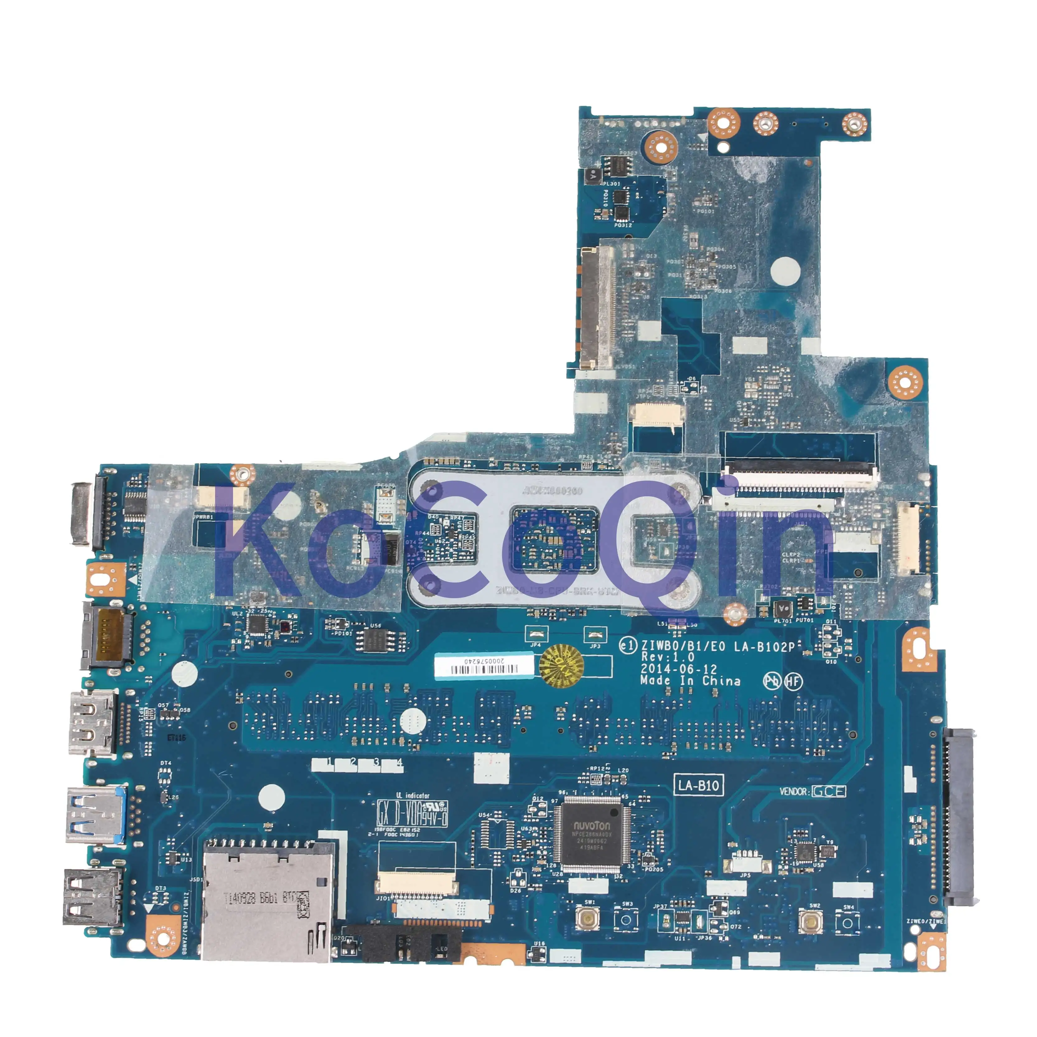 KoCoQin материнская плата для ноутбука LENOVO Ideapad B50 30 Core N2830 N2840 5B20G90100 ZIWB0/B1/E0 LA B102P REV: 1 0
