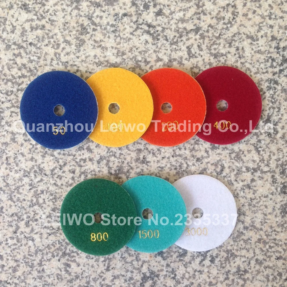 Алмазная влажная полировальная накладка Круглый абразивный инструмент для