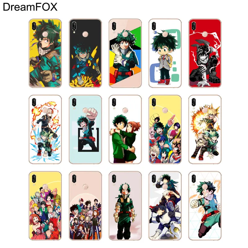 Мягкий силиконовый чехол DREAMFOX M410 Boku No Hero Academy из ТПУ для huawei Honor 6A 6C 7X9 10 P20 P30 Lite Pro P