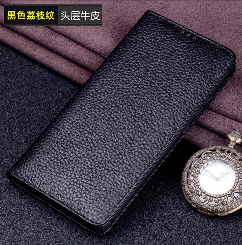 Чехол для Xiaomi Redmi Note 7, силиконовый флип-чехол, чехол из натуральной кожи, чехол для Note 7, ТПУ, чехол-книжка, противоударный Тонкий чехол