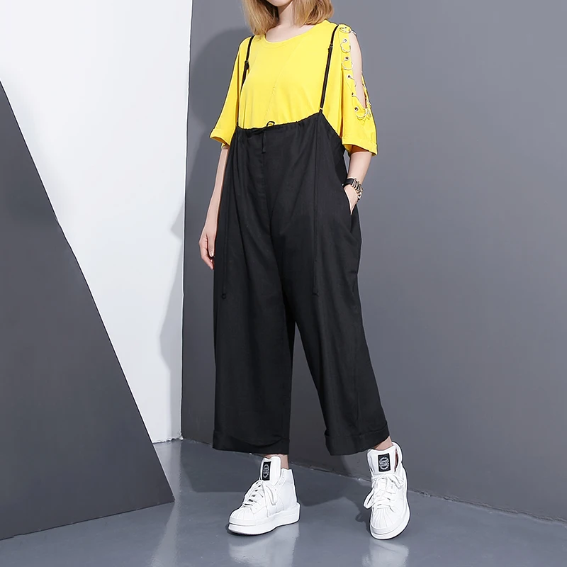 2017 новое прибытие лето женщины большой размер свободный Ремень брюки Английский