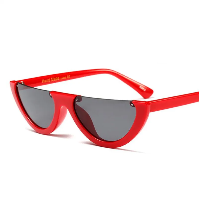 HBK Модные солнцезащитные очки кошачий глаз брендовые дизайнерские женские